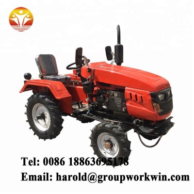 4 wheel mini agricultural machinery tractor / small compact farm mini tractor 4wd for sale