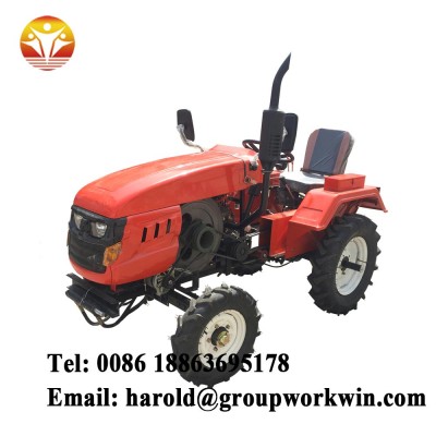 Good price china 12hp 15hp 20hp small mini garden farm tractor for sale in philippines kenya