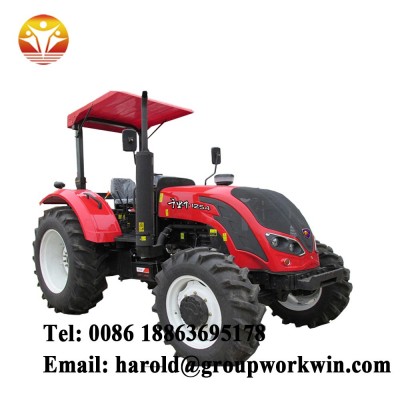 QLN 125 hp 6 cylinder agriculture 4x4 garden wheel farm tractor for sale