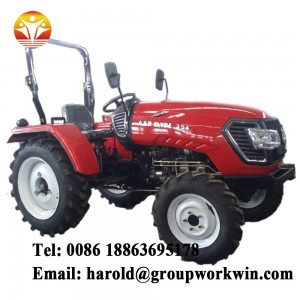 35HP 40HP 4WD Small farm tractor with front end loader and backhoe